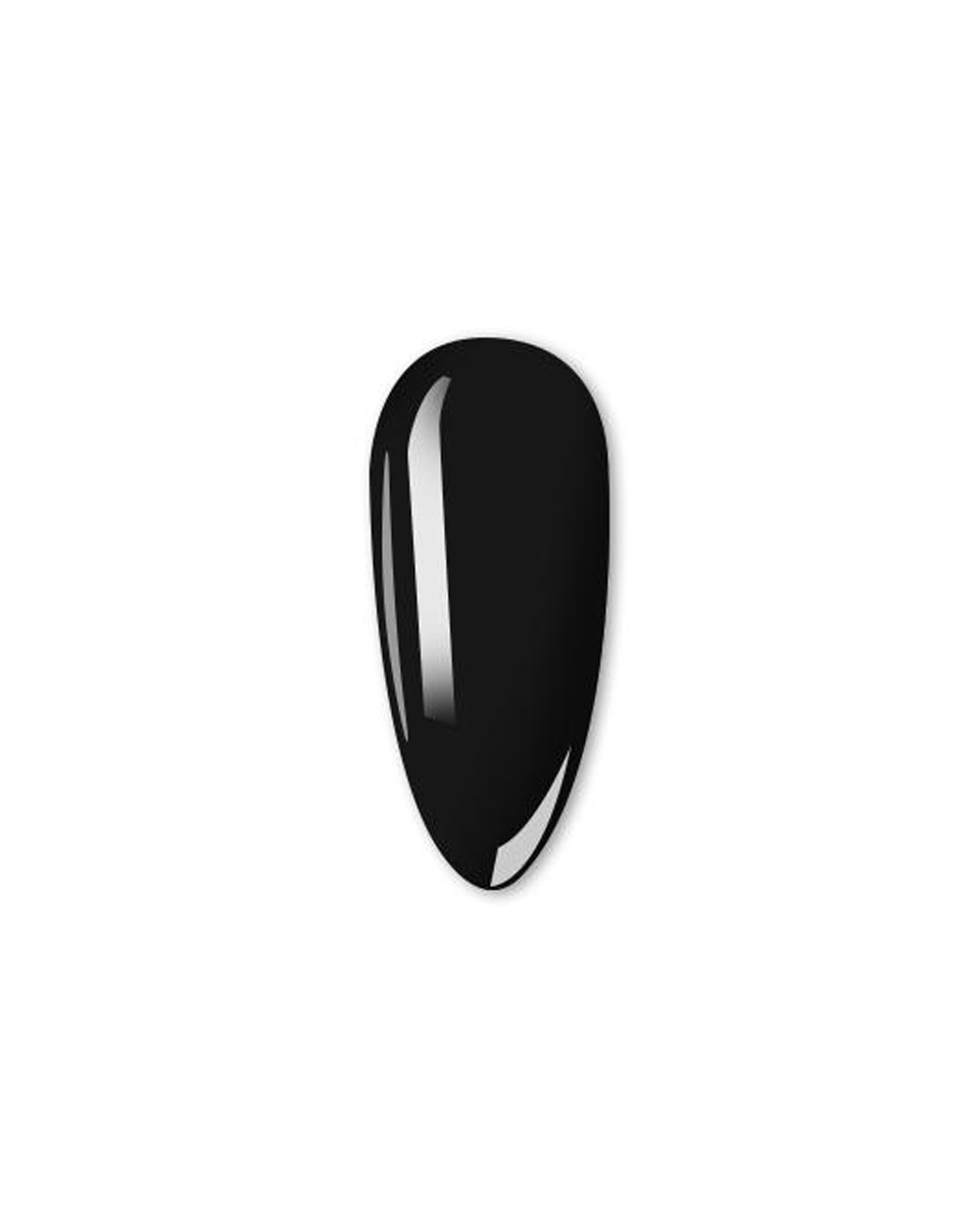 Fekete gél lakk - Coal black - 15 ml (2)