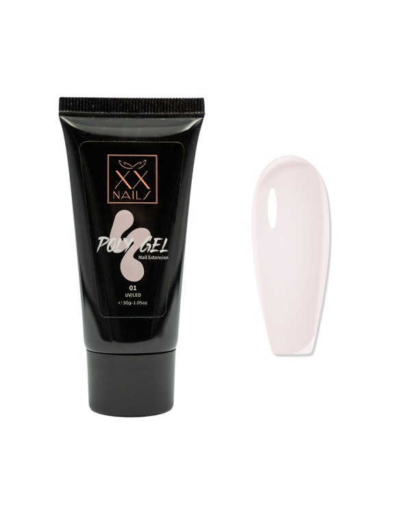 Poly gel 01 - Light Nude - 30 g